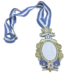 Customized Soft enamel Metal Crafts with Black Nickel Gold Silver Copper Glitter Finish Medals - Product Image 1
