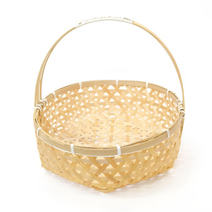Bamboo storage <b>basket</b> wholesale <b>large</b> & small sized eco-friendly natural fiber gift display <b>baskets</b> - Product Image 1