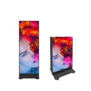 Pantalla LED Vertical para Interiores, P1.86 P2 P2.5, Portátil, Plegable, Móvil, Señalización Digital para Publicidad en Tiendas - Product Image 1