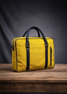 Sac à bandoulière pour ordinateur portable en cuir véritable marron pour homme, durable, léger, grande capacité, pour le bureau et l'usage quotidien - Product Image 2