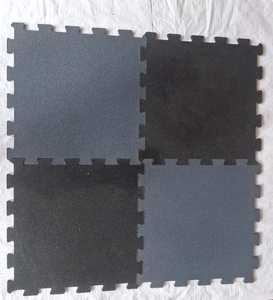 UNISHIELD - Baldosas de Caucho Reciclado de 20 mm para Interiores, Modernas, Encajables, para Uso Comercial - Product Image 1