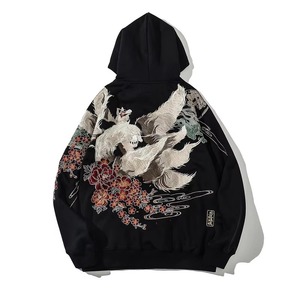 Custom Logo Unisex Hoodie Wholesale 100% Cotton Fleece Pullover OEM/ODM Heavyweight Streetwear Sweatshirt Bulk Supplier - Product Image 4
