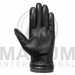 High Quality Leather Winter Gloves Waterproof Snow Heated Gloves Customized Winter Gloves For Men - Product Image 1