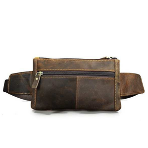 Handmade Genuine Leather Vintage Chest <b>Sling</b> <b>Bag</b> for Men and Women Dark Gray Custom Fashion Leather Crossbody Shoulder <b>Bag</b> - Product Image 2