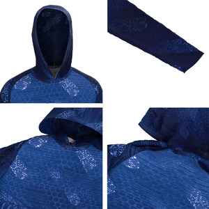 Sweat à capuche de pêche pour homme, imprimé par sublimation, UPF50, manches longues, anti-UV, protection solaire, vêtements d'extérieur - Product Image 3