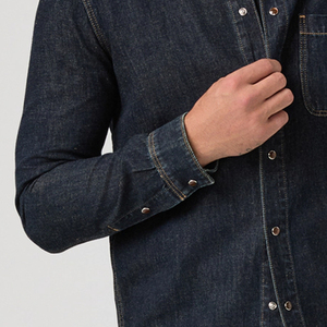 Modern Fit Tee Shirt Cheap Factory For Wholesale Bulk Buyers With Full Sleeves For Comfortable Fit 2026 Turn <b>Down</b> Collar Design - Product Image 3