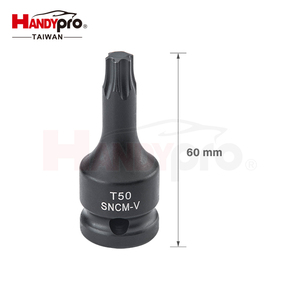 HANDYPRO TX-Star Torx Bit Set T25 T27 T30 T40 T45 T50 T55 T60 T80 SNCM-V Black High Carbon Steel <b>Vehicle</b> <b>Tools</b> Auto Repair - Product Image 5
