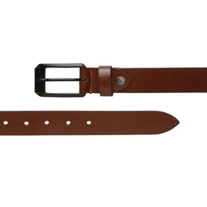 Cinturones de Cuero Vacuno Duraderos de Diseño Personalizado para Hombre, Cinturón de Lujo para Negocios con Hebilla Negra - Product Image 5