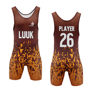Breathable Men's Wrestling <b>Singlet</b> Athletic Performance Wear for Wrestling Practice Gym and Daily Training - Product Image 4
