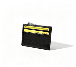[Customised Logo] Genuine Cowhide Top Grain Leather Credit Card Holder for Men & Women Fashion Style Business & Travel Use - Product Image 4