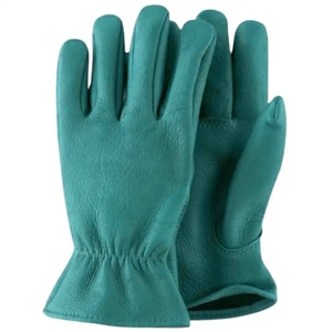 Economic Heavy-Duty Buffalo Grain Leather Reflective Safety <b>Gloves</b> Comfortable Industrial Hand Protection with <b>Driver's</b> Logo - Product Image 5