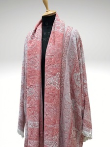 ชุดอาบายะผ้าวิสโคส Safaa Luxury Weaving Work – ชุดอาบายะแบบเปิดด้านหน้าลายทอ 2 ชิ้น พร้อมฮิญาบเข้าชุด – ส่งตรงจากโรงงาน - Product Image 6