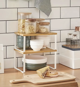 Étagère de rangement multifonctionnelle réglable en métal pour épices de cuisine, support autoportant pour usage domestique, OEM/ODM Vietnam - Product Image 1