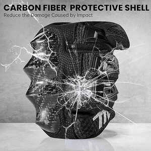 Gants de moto haut de gamme en polyester et nylon enduits de polyuréthane, imperméables, compatibles écran tactile, unisexes, pour la course, le ski et les sports - Product Image 3