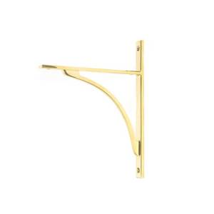 Support mural triangulaire décoratif en laiton vintage fait main pour espaces intérieurs rustiques et modernes - Product Image 1
