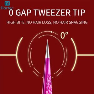 Professional Fiber Tip Eyelash Tweezers for Easy <b>Fan</b> Volume, High Quality Non-Magnetic Stainless Steel Lash Extension Equipment - Product Image 6
