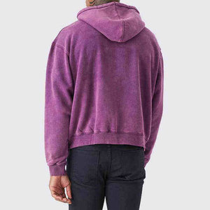 Sudadera con Capucha Unisex Vintage de Invierno, Lavado Ácido, 100% Algodón, Transpirable, Cómoda, Moderna, Talla Grande - Product Image 3