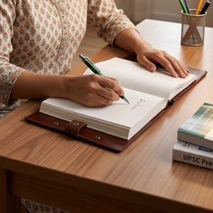 Agenda Profesional de Cuero PU con Llave |   Cuaderno de Diseño Moderno de 100 Hojas |   Diario de escritura hecho a mano |   Libro de Planificación Empresarial - Product Image 2