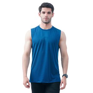 เสื้อกล้ามออกกำลังกายแขนกุดผ้าฝ้ายสีขาวสำหรับผู้ชายเสื้อกล้ามยืดได้สำหรับเพาะกายและยิมขายส่งเสื้อเปล่า - Product Image 1