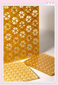 Tre dệt nhựa ban tre bóng mờ trang trí màn hình phân vùng Acrylic Bảng điều chỉnh nhà máy bán hàng trực tiếp - Product Image 6