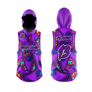 Topkwaliteit volledig gesublimeerde voetbaltrainingsuniformen, shirts, vesten, hoodies met compressieshorts voor buitensporten - Product Image 5