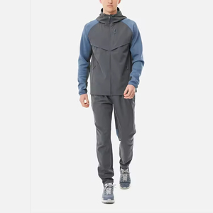 NUEVO Chándal Deportivo de Invierno con Capucha, Cortavientos, Impermeable, Ligero, de Nailon, Unisex, con Logotipo Personalizado - Product Image 2