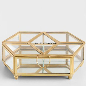 Modern Luxury Rectangular Decorative Horn Jewelry <b>Box</b> for Jewelry and <b>Makeup</b> Organizers Decor At Good Price - Product Image 5