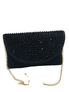 Sacs à main de soirée pour femmes, chaînes, pierres, matière en jute, fermeture magnétique, durable, léger, élégant, sac à main tendance - Product Image 4