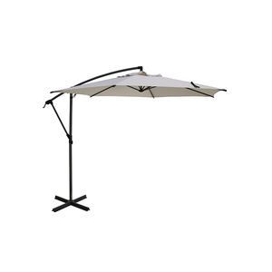 Grand parapluie de marché extérieur robuste Poussée à la main ronde Grand parapluie de <span class=keywords><strong>Paris</strong></span> Parasol d'extérieur en aluminium pour patio et jardin - Product Image 2