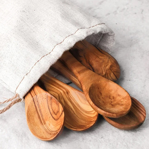 Cuchara y tenedor de madera de cáscara de coco hecho a mano respetuoso con el medio ambiente para mezclar y probar el uso Venta caliente utensilio de cocina de elegancia Natural - Product Image 6