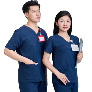 Tela de Lona WFX-CVC 52% Algodón 45% Poliéster 3% Elastano, Sin Costuras, Detección por Aguja, Fabricada en Vietnam, FMF, Unisex, para Hospital - Product Image 1