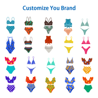Bikini micro string taille personnalisée, super mini, transparent, bandeau, maillot de bain sexy pour adolescente.