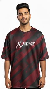 T-shirt décontracté surdimensionné à sublimation pour homme, style urbain, vêtement de mode populaire - Product Image 3