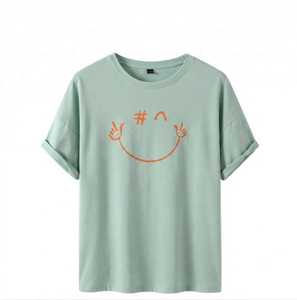 เสื้อยืดผู้ชายสีเขียวพาสเทล แขนสั้น ผ้าฝ้าย 100% ระบายอากาศ แห้งเร็ว สไตล์วินเทจ ทรงปกติ สวมใส่สบาย เหมาะสำหรับออกกำลังกาย ใส่ได้ทั้งชายและหญิง - Product Image 1