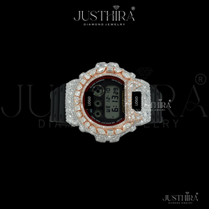 Reloj G-Shock Premium con Bisel de Diamantes Grandes y Moissanita VVS, Reloj de Pulsera de Moda Premium con Diamantes, al Precio Más Bajo y Mejor de la Historia - Product Image 4
