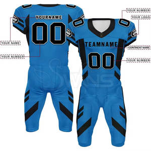 ชุดยูนิฟอร์มอเมริกันฟุตบอลคุณภาพสูง ทนทาน ระบายอากาศได้ดี ผลิตจากโพลีเอสเตอร์ สามารถปรับแต่งได้ - Product Image 2