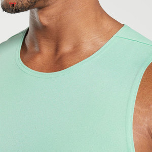 Custom Manufacturer's Men's Casual Fitness Sports Muscle Neck <b>Tank</b> <b>Tops</b> 220gsm 100% Polyester Summer <b>Loose</b> Sleeveless Quick Dry - Product Image 5