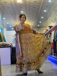 Robes afghanes Kuchi aux dernières tendances, prix de gros, richement brodées, longueur cheville, respirantes, robes décontractées pour femmes - Product Image 3