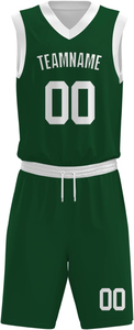 Ensemble de Basketball Unisexe Grande Taille Respirant en Polyester, Dernière Conception Sublimée, Matière la Plus Vendue, Vente en Gros, OEM - Product Image 2