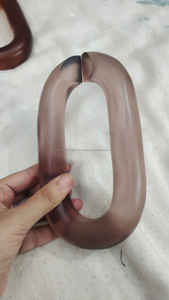 Décorations murales en chaîne acrylique moderne personnalisées, ornements en résine faits à la main, suspendus pour la décoration intérieure, prêts pour le festival Diwali - Product Image 2