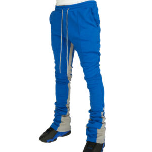 Pantalones Acampanados Desgastados Estilo Hip Hop y Rock para Hombre, de Algodón Afelpado, con Logo OEM, Joggers Casuales, Pantalones Vintage de Calle - Product Image 3