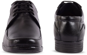 Chaussures en cuir véritable noir pour hommes, décontractées, formelles, de bureau, coupe classique, à enfiler, pour tous les jours, style classique - Product Image 4