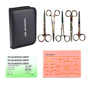 Wholesale Complete Surgical <b>Suture</b> <b>Kit</b> Stainless Steel <b>Suture</b> Practice <b>Kit</b> for Medical Students Professional Medic Instrument - Product Image 1