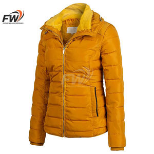 Veste matelassée imperméable en duvet de canard pour femme, mi-longue, légère, douce, coupe-vent, avec fermeture éclair, personnalisable OEM, de haute qualité - Product Image 2