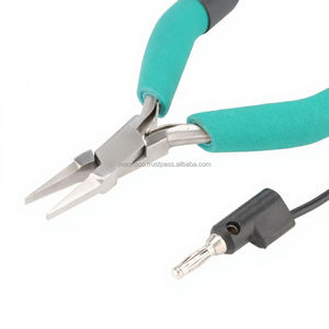 Alicates de Punta Plana con Conexión a Tierra para Joyería Permanente, Protección ESD - Product Image 3