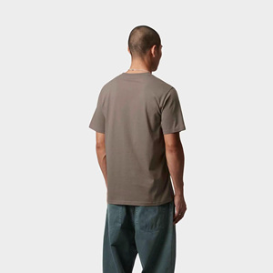 Nouvel Arrivage T-shirt en Coton Coupe Droite pour Homme, Couleur Unie, Col Rond, Manches Courtes, Décontracté, en Jersey Tricoté, Teint Uni - Product Image 2