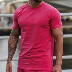 T-shirt de sport personnalisé pour homme, 100% coton tricoté, respirant, séchage rapide, impression de logo personnalisée, vêtements de fitness - Product Image 3