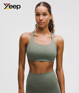 เสื้อชั้นในกีฬาโยคะคุณภาพสูงสำหรับผู้หญิง XEEP รุ่น XC-SB-97 ผ้าสแปนเด็กซ์/โพลีเอสเตอร์เนื้อแน่น ระบายอากาศได้ดี สายปรับได้ แผ่นรองถอดออกได้ - Product Image 1