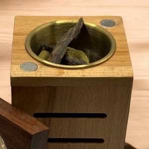 Quemador de incienso de madera Mabkhara, quemador de incienso árabe Oud, soporte de madera para Bakhoor, decoración de fragancia para el hogar de estilo medioriental - Product Image 5