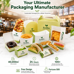 Caja de Regalo Personalizada de Lujo, Biodegradable y Ecológica para Galletas, Pasteles y Regalos, Empaque de Papel de Grado Alimenticio - Product Image 5